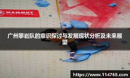 广州攀岩队的意识探讨与发展现状分析及未来展望